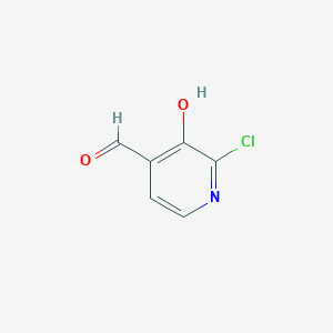molecular formula C6H4ClNO2 B8053122 2-Chloro-3-hydroxyisonicotinaldehyde 