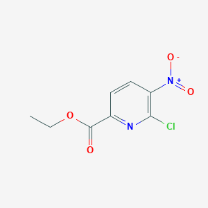 molecular formula C8H7ClN2O4 B8053140 Ethyl 6-chloro-5-nitropicolinate 