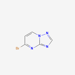 molecular formula C5H3BrN4 B8053218 5-Bromo-[1,2,4]triazolo[1,5-a]pyrimidine 