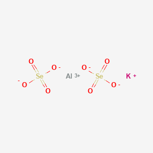 molecular formula AlKO8Se2 B080534 Aluminum potassium selenate CAS No. 13530-59-1