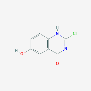 molecular formula C8H5ClN2O2 B8053992 2-chloro-6-hydroxy-1H-quinazolin-4-one 