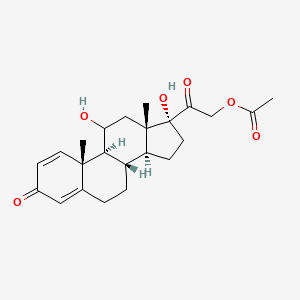 molecular formula C23H30O6 B8054707 PrednisoloneAcetate CAS No. 412909-14-9