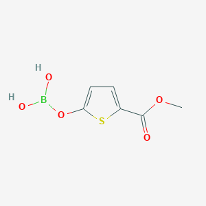 molecular formula C6H7BO5S B8054746 Methyl 5-(boronooxy)thiophene-2-carboxylate 