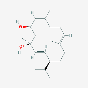 molecular formula C20H34O2 B8055040 b-Cembrenediol 