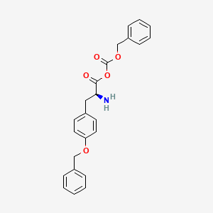 phenylmethoxycarbonyl (2S)-2-amino-3-(4-phenylmethoxyphenyl)propanoate