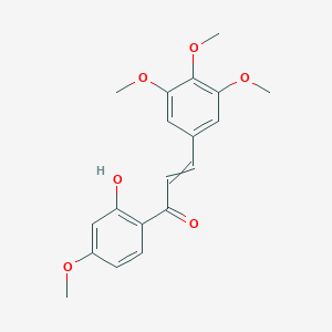 1-(2-Hydroxy-4-methoxyphenyl)-3-(3,4,5-trimethoxyphenyl)prop-2-en-1-one