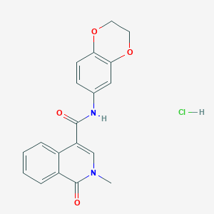 molecular formula C19H17ClN2O4 B8055313 CeMMEC1 HCl 