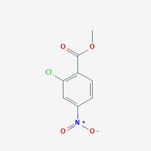 molecular formula C8H6ClNO4 B080554 Methyl 2-chloro-4-nitrobenzoate CAS No. 13324-11-3
