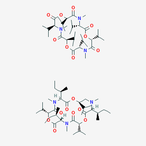 molecular formula C69H122N6O17 B8055539 Enniatin from microbial source 