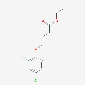molecular formula C13H17ClO3 B080557 Butanoic acid, 4-(4-chloro-2-methylphenoxy)-, ethyl ester CAS No. 10443-70-6