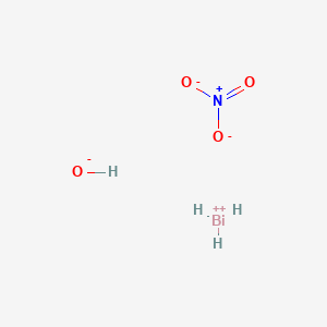 molecular formula BiH4NO4 B8055819 bismuth(2+) trihydride;hydroxide;nitrate 