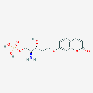molecular formula C14H18NO8P B8055921 SGPL1 fluorogenic substrate 