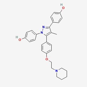 molecular formula C29H31N3O3 B8055926 Methylpiperidino pyrazole CAS No. 2512204-77-0