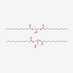 molecular formula C54H104O10 B8055993 Dodecanoic acid, diester with 1,2,3-propanetriol 