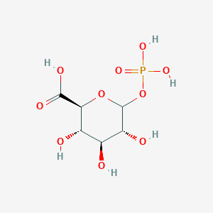 1-phospho-alpha-D-glucuronic acid