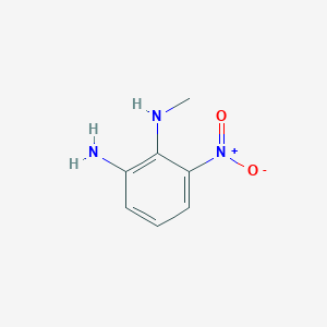 molecular formula C7H9N3O2 B080567 1-N-methyl-6-nitrobenzene-1,2-diamine CAS No. 13183-00-1