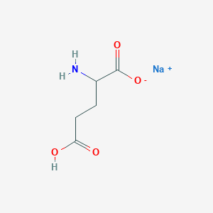 molecular formula C5H8NNaO4 B8056721 sodium;2-amino-5-hydroxy-5-oxopentanoate 