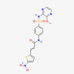 molecular formula C18H15N5O6S2 B8056726 Necrosulfonamide 
