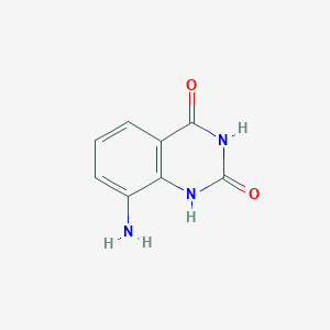 molecular formula C8H7N3O2 B8056773 8-Aminoquinazoline-2,4(1H,3H)-dione 