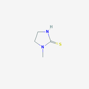molecular formula C4H8N2S B080569 1-甲基咪唑烷-2-硫酮 CAS No. 13431-10-2