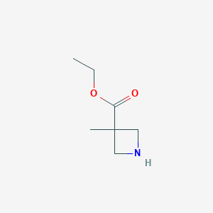 molecular formula C7H13NO2 B8056930 Ethyl 3-methylazetidine-3-carboxylate 