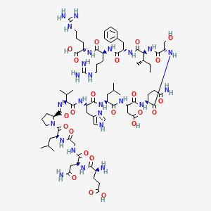 molecular formula C78H125N25O23 B8057130 Angiogenin (108-122) 