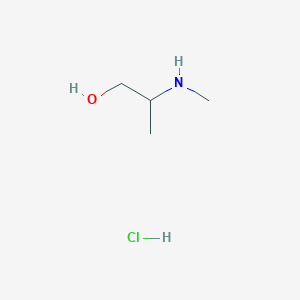 molecular formula C4H12ClNO B8057209 2-(Methylamino)propan-1-ol hydrochloride 