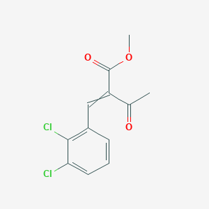 Butanoic acid, 2-[(2,3-dichlorophenyl)methylene]-3-oxo-, methyl ester