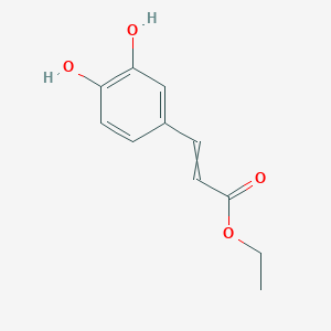 molecular formula C11H12O4 B8057452 Ethyl 3-(3,4-dihydroxyphenyl)prop-2-enoate 