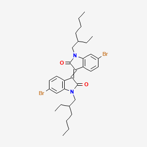 6-Bromo-3-[6-bromo-1-(2-ethylhexyl)-2-oxoindol-3-ylidene]-1-(2-ethylhexyl)indol-2-one