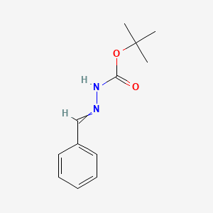 molecular formula C12H16N2O2 B8057519 (E)-tert-Butyl 2-benzylidenehydrazinecarboxylate 
