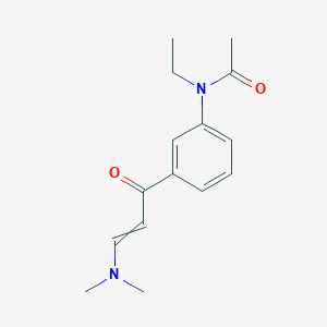 Acetamide, N-[3-[3-(dimethylamino)-1-oxo-2-propenyl]phenyl]-N-ethyl-
