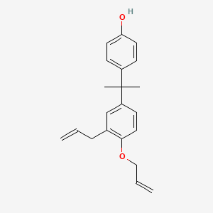 4-[2-(4-Prop-2-enoxy-3-prop-2-enylphenyl)propan-2-yl]phenol