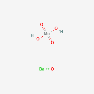 molecular formula BaH2MoO5 B8057599 Barium(2+) molybdic acid oxidandiide 