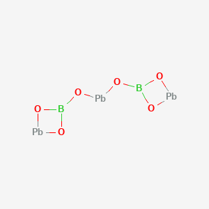 molecular formula B2O6Pb3 B8057628 bis(1,3,2λ2,4-dioxaplumbaboretan-4-yloxy)lead 