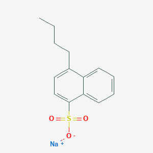 molecular formula C14H15NaO3S B8057694 Sodium 4-butylnaphthalene-1-sulfonate 