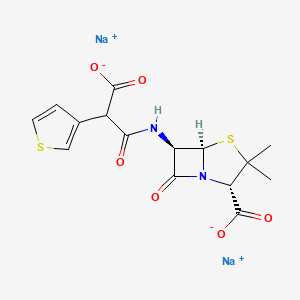 molecular formula C15H14N2Na2O6S2 B8057877 Ticarcillin sodium 