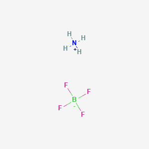 molecular formula BF4H4N B080579 Ammonium tetrafluoroborate CAS No. 13826-83-0