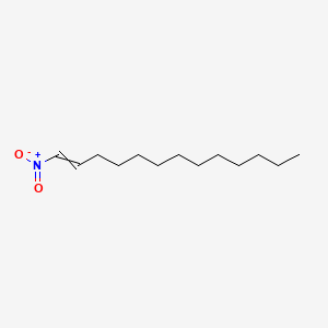 molecular formula C13H25NO2 B8058090 1-nitrotridec-1-ene 