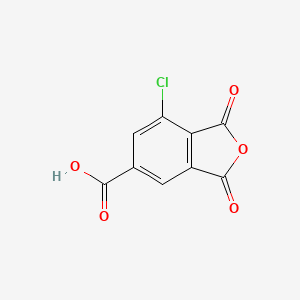 7-Chloro-1,3-dioxo-1,3-dihydroisobenzofuran-5-carboxylic acid