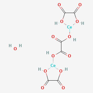 molecular formula C6H8Ce2O13 B8058171 Cerium(III) oxalate hydrate 