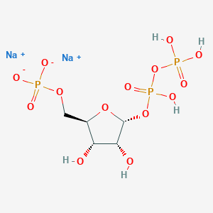 Sodium ((2R,3S,4R,5R)-3,4-dihydroxy-5-((hydroxy(phosphonooxy)phosphoryl)oxy)tetrahydrofuran-2-yl)methyl phosphate