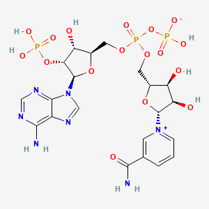 molecular formula C21H28N7O17P3 B8058220 triphosphopyridine nucleotide 