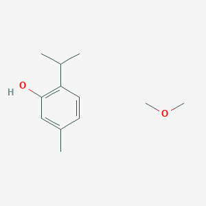 molecular formula C12H20O2 B8058254 Benzene,2-methoxy-4-methyl-1-(1-methylethyl)- 
