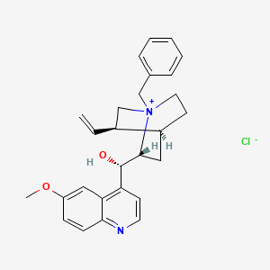 (2R,4S,5R)-1-Benzyl-2-((S)-hydroxy(6-methoxyquinolin-4-yl)methyl)-5-vinylquinuclidin-1-ium chloride