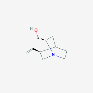 molecular formula C10H17NO B8058265 ((1S,2S,5S)-5-Vinylquinuclidin-2-yl)methanol 