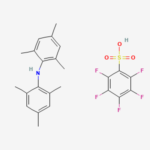 molecular formula C24H24F5NO3S B8058337 Dimesitylammonium Pentafluorobenzenesulfonate 