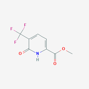 molecular formula C8H6F3NO3 B8058472 Methyl 6-hydroxy-5-(trifluoromethyl)picolinate 