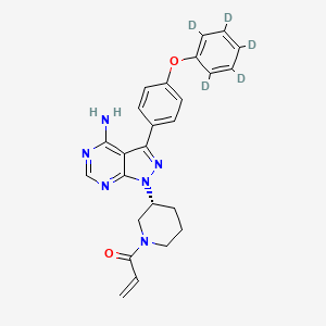 molecular formula C25H24N6O2 B8058581 Ibrutinib D5 