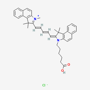 molecular formula C40H43ClN2O2 B8058614 CY5.5-COOH chloride 